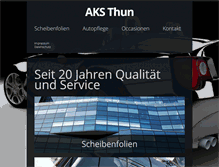 Tablet Screenshot of aks-thun.ch